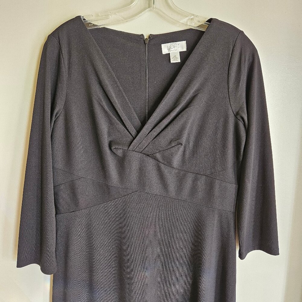 Loft black dress 10P